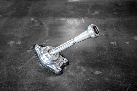 Garagistic "Direct Mount" Stage 2 Chassis Short Shifter - E92, E46, E36, E30, E82, Z4, M3-Shifters-grip-drift-Bare-OEM-Aluminum Vintage W/Emblem-Garagistic-bmw