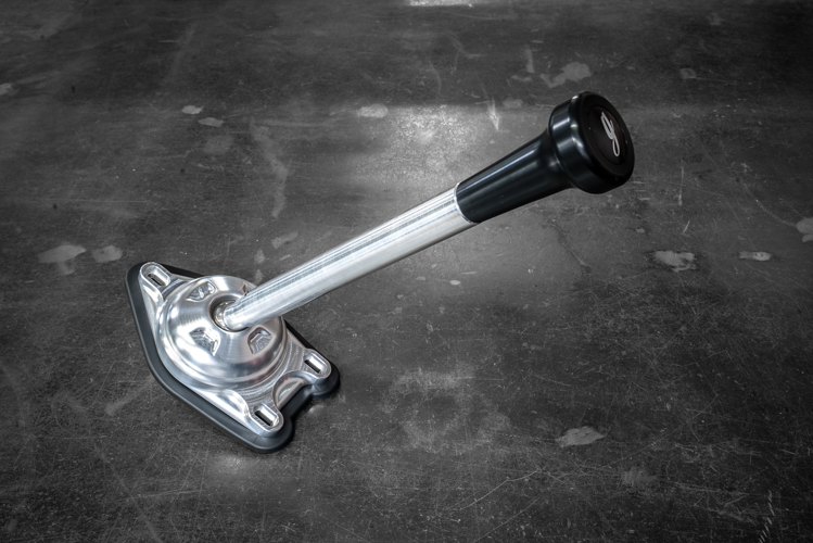 Garagistic "Direct Mount" Stage 2 Chassis Short Shifter - E92, E46, E36, E30, E82, Z4, M3-Shifters-grip-drift-Bare-Tall-Delrin Vintage W/Emblem-Garagistic-bmw