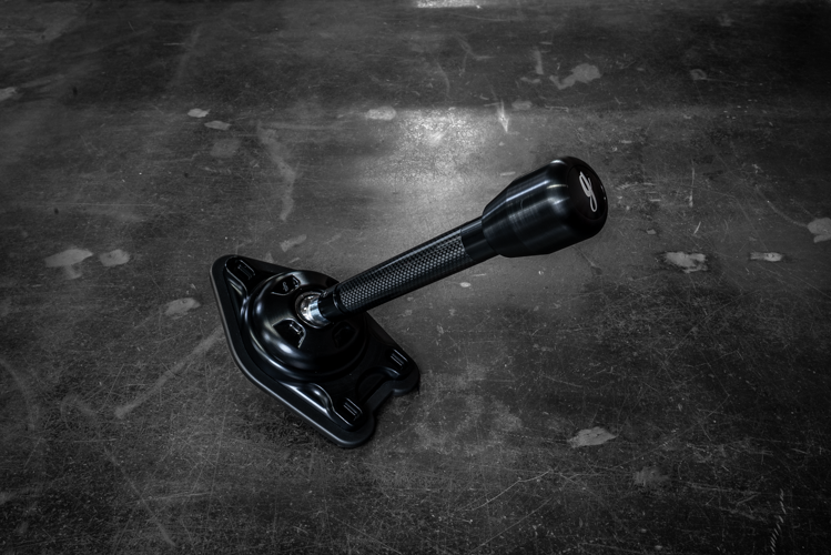 Garagistic Carbon Fiber "Direct Mount" Stage 2 Chassis Short Shifter - E92, E46, E36, E30, E82, Z4, M3-Shifters-grip-drift-Black Anodized-Medium-Aluminum Standard W/Emblem-Garagistic-bmw