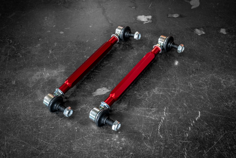 F8X Billet Adjustable End Links - 31302284644, 31302284643-Sway Bar Parts-grip-drift-Lowered-Garagistic-bmw