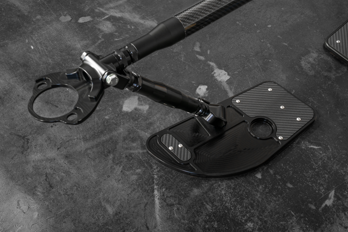 4-Point Support Bracing for LTW Rear Strut Bar - E30-Strut Bars-grip-drift-Raw Aluminum-Garagistic-bmw