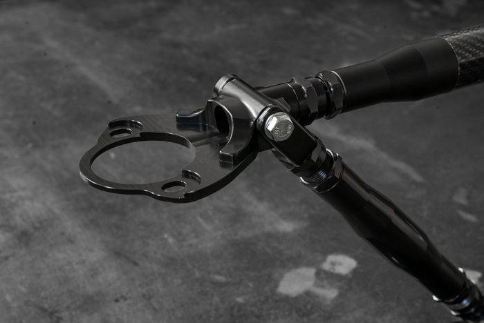 4-Point Support Bracing for LTW Rear Strut Bar - E30-Strut Bars-grip-drift-Raw Aluminum-Garagistic-bmw