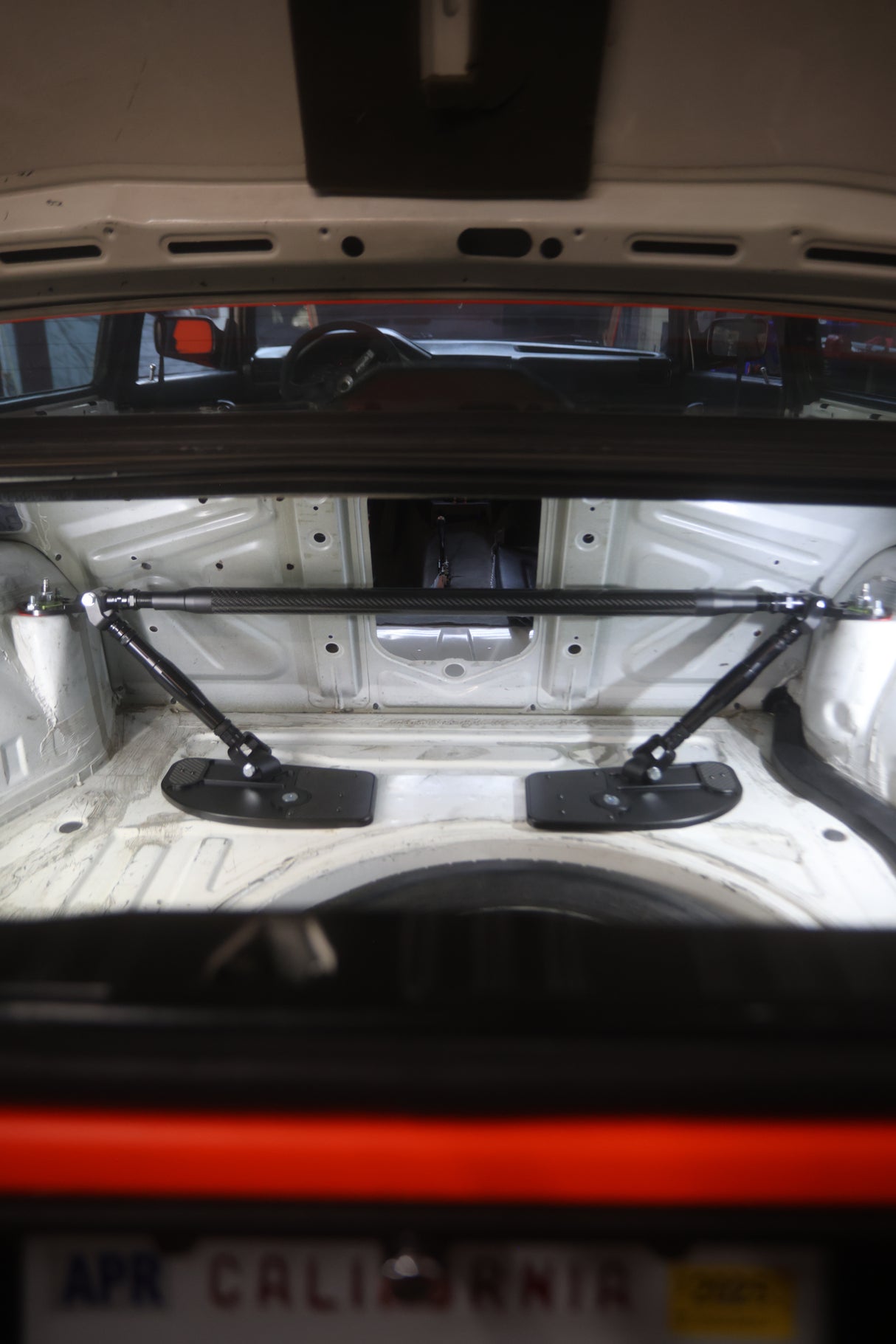 4-Point Support Bracing for LTW Rear Strut Bar - E30-Strut Bars-grip-drift-Raw Aluminum-Garagistic-bmw