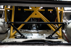 4-Point Support Bracing for LTW Rear Strut Bar - E36, E46, E82, E9X-Strut Bars-grip-drift-Anodized Black-E36-Garagistic-bmw