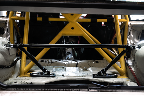 4-Point Support Bracing for LTW Rear Strut Bar - E36, E46, E82, E9X-Strut Bars-grip-drift-Anodized Black-E36-Garagistic-bmw