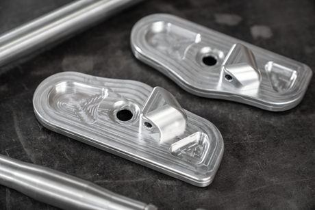 4-Point Support Bracing for LTW Rear Strut Bar - E36, E46, E82, E9X-Strut Bars-grip-drift-Raw Aluminum-E36-Garagistic-bmw