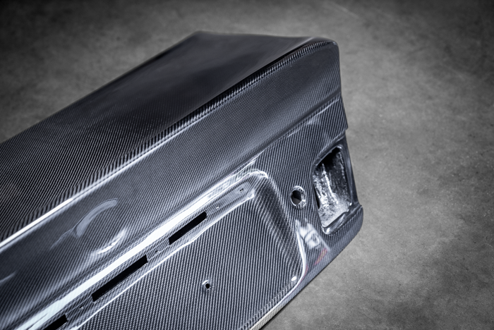 E46 M3 CSL Style Carbon Fiber Rear Trunk Lid for BMW E46 - 325i, 330i, M3-Exterior Body Parts-grip-drift-M3 / 2 Door Coupe-Garagistic-bmw