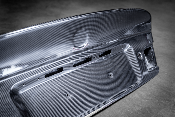 E46 M3 CSL Style Carbon Fiber Rear Trunk Lid for BMW E46 - 325i, 330i, M3-Exterior Body Parts-grip-drift-M3 / 2 Door Coupe-Garagistic-bmw