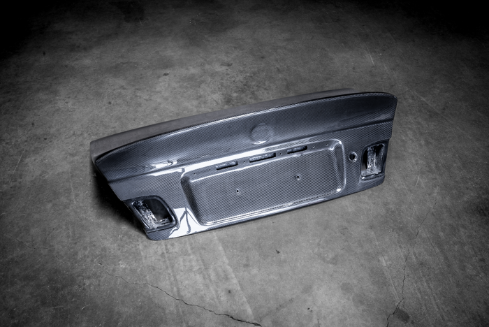 E46 M3 CSL Style Carbon Fiber Rear Trunk Lid for BMW E46 - 325i, 330i, M3-Exterior Body Parts-grip-drift-M3 / 2 Door Coupe-Garagistic-bmw