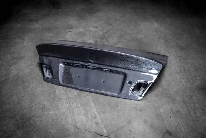 E46 M3 CSL Style Carbon Fiber Rear Trunk Lid for BMW E46 - 325i, 330i, M3-Exterior Body Parts-grip-drift-M3 / 2 Door Coupe-Garagistic-bmw