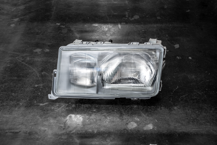 Mercedes 190E W201 Euro Headlights - 0301067329, 0301067330-Exterior Lights-grip-drift-No thanks!-Garagistic-bmw