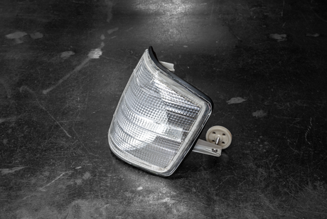 Mercedes 190E W201 Clear Turn Signals - 1305232047, 1305232046-Exterior Lights-grip-drift-Garagistic-bmw