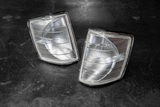 Mercedes 190E W201 Clear Turn Signals - 1305232047, 1305232046-Exterior Lights-grip-drift-Garagistic-bmw