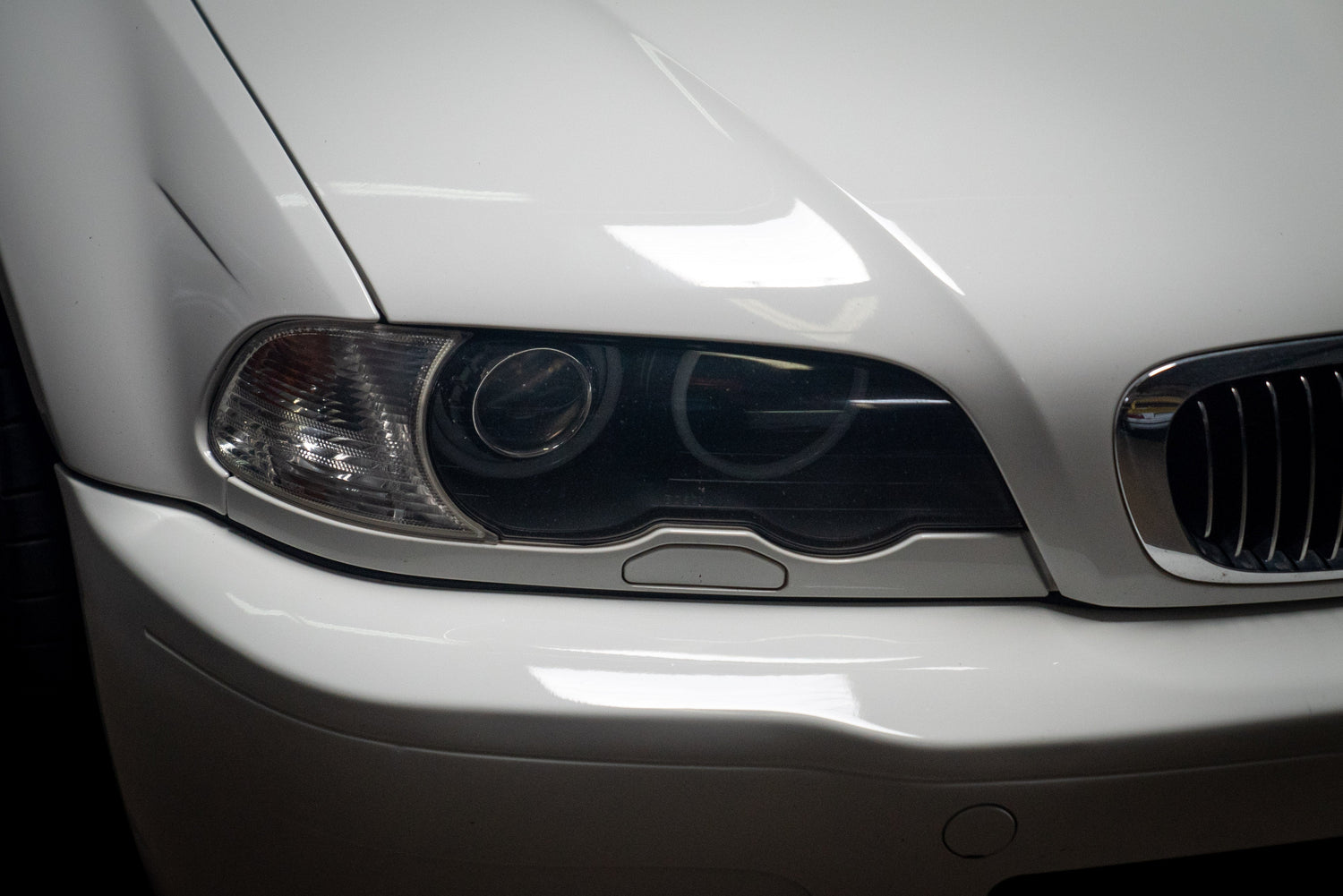 BMW E46 DEPO Euro Clear Corner Lights 3 Series 2DR/M3 - 63136919649, 63136919650-Exterior Lights-grip-drift-Garagistic-bmw