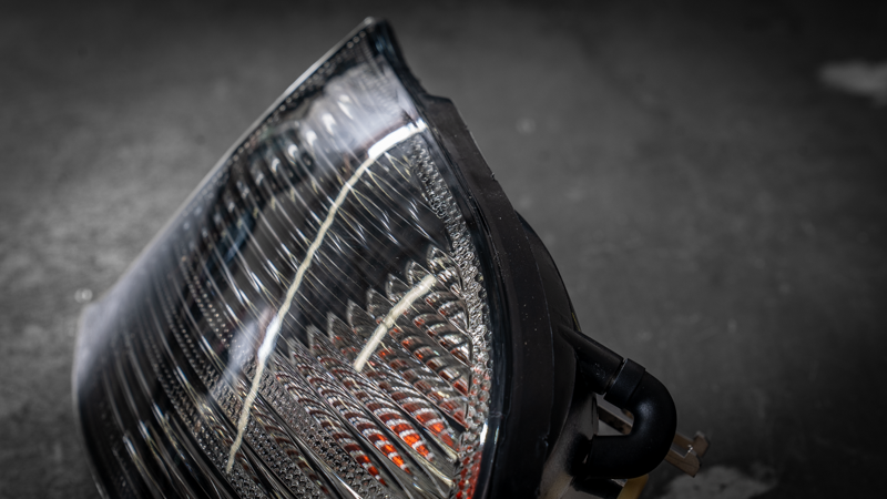 BMW E46 DEPO Smoked Corner Lights 3 Series 2DR/M3 - 63136919649, 63136919650-Exterior Lights-grip-drift-Garagistic-bmw