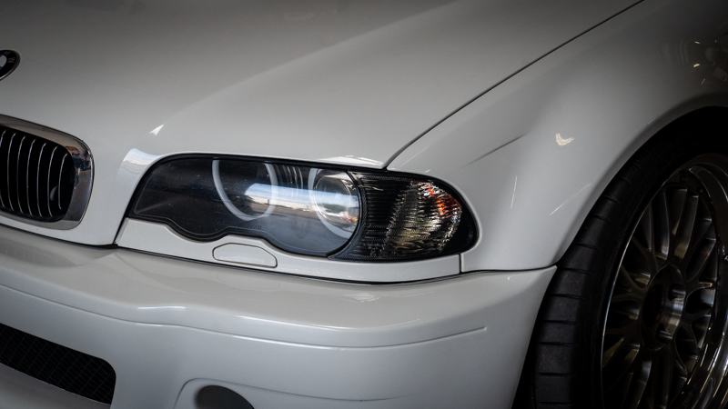 BMW E46 DEPO Smoked Corner Lights 3 Series 2DR/M3 - 63136919649, 63136919650-Exterior Lights-grip-drift-Garagistic-bmw