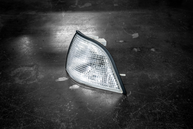 BMW E36 DEPO Euro Clear Corner Lights for 2 Door Coupe/Convertible - 63138353283, 63138353284-Exterior Lights-grip-drift-Garagistic-bmw