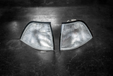 BMW E36 DEPO Euro Clear Corner Lights for 2 Door Coupe/Convertible - 63138353283, 63138353284-Exterior Lights-grip-drift-Garagistic-bmw