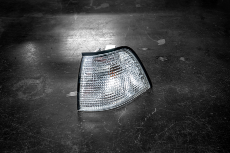 BMW E36 DEPO Euro Clear Corner Lights for 4 Door Sedan/Touring/Compact - 63138353279, 63138353280-Exterior Lights-grip-drift-Garagistic-bmw