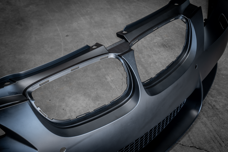E92 M3 Replica Front Bumper with Fog Lights - Aftermarket Replacement for Non-M Pre-LCI E92-Exterior Body Parts-grip-drift-Garagistic-bmw
