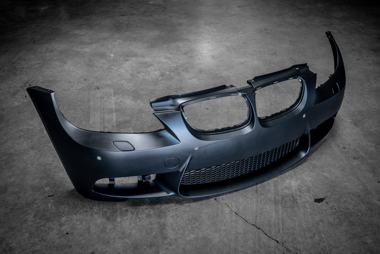E92 M3 Replica Front Bumper with Fog Lights - Aftermarket Replacement for Non-M Pre-LCI E92-Exterior Body Parts-grip-drift-Garagistic-bmw