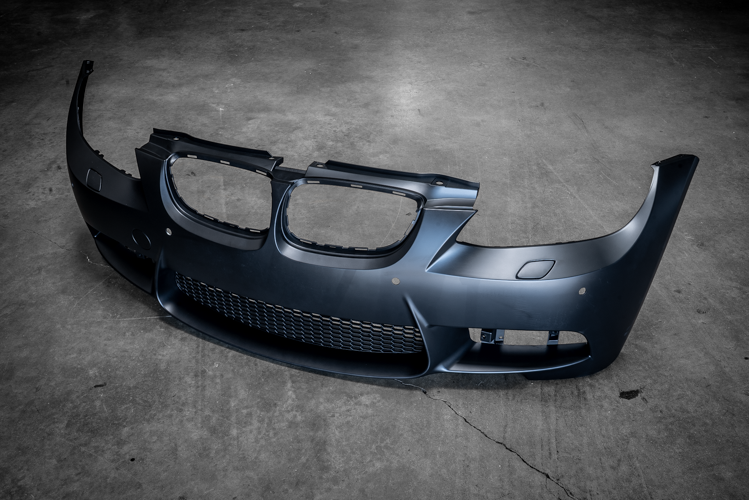 E92 M3 Replica Front Bumper with Fog Lights - Aftermarket Replacement for Non-M Pre-LCI E92-Exterior Body Parts-grip-drift-Garagistic-bmw