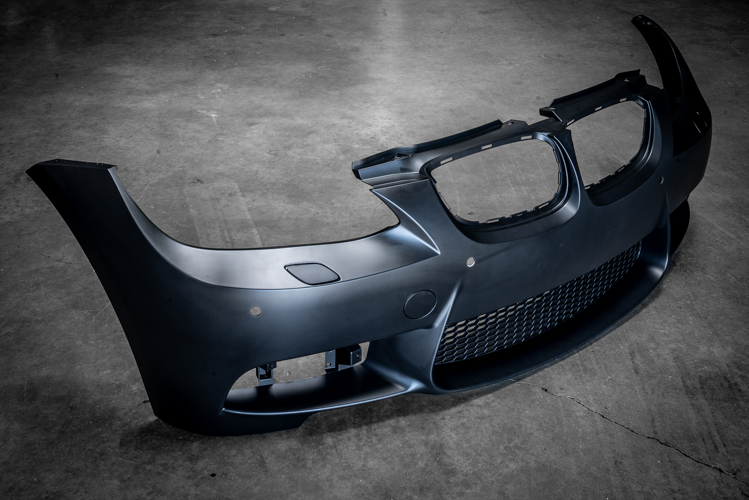 E92 M3 Replica Front Bumper with Fog Lights - Aftermarket Replacement for Non-M Pre-LCI E92-Exterior Body Parts-grip-drift-Garagistic-bmw