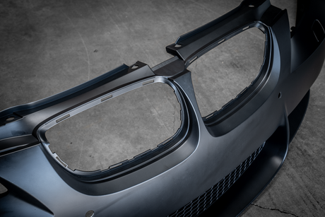 E92 M3 Replica Front Bumper with Fog Lights - Aftermarket Replacement for Non-M Pre-LCI E92-Exterior Body Parts-grip-drift-Garagistic-bmw