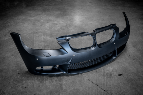E92 M3 Replica Front Bumper with Fog Lights - Aftermarket Replacement for Non-M Pre-LCI E92-Exterior Body Parts-grip-drift-Garagistic-bmw