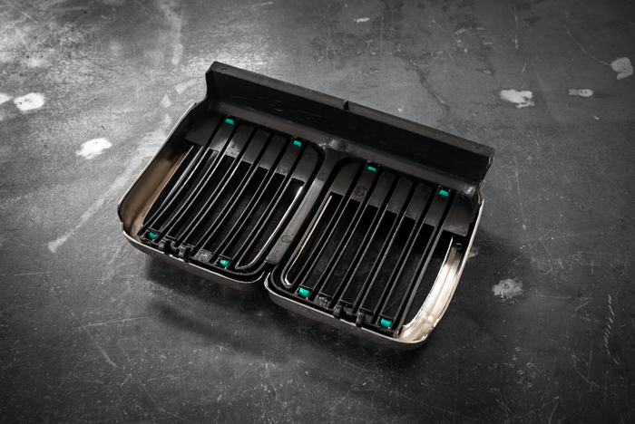 E30 Chrome Kidney Grill - Aftermarket Replacement (51131945877)-Exterior Body Parts-grip-drift-Garagistic-bmw