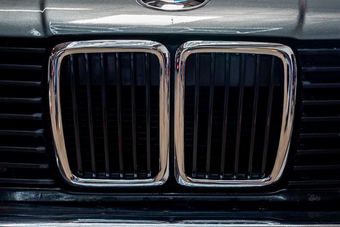 E30 Chrome Kidney Grill - Aftermarket Replacement (51131945877)-Exterior Body Parts-grip-drift-Garagistic-bmw