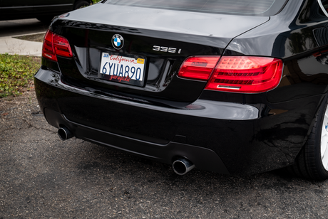 E92 M3 Style Rear Bumper with Diffuser - Without PDC-Exterior Body Parts-grip-drift-Garagistic-bmw