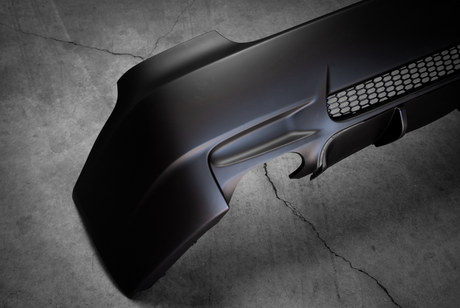E92 M3 Style Rear Bumper with Diffuser - Without PDC-Exterior Body Parts-grip-drift-Garagistic-bmw