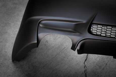E92 M3 Style Rear Bumper with Diffuser - Without PDC-Exterior Body Parts-grip-drift-Garagistic-bmw