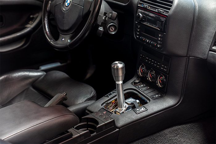 E36 "PRO" Self Centering Chassis Short Shifter-Shifters-grip-drift-Bare-OEM-Aluminum Standard-Garagistic-bmw