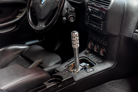 E36 "PRO" Self Centering Chassis Short Shifter-Shifters-grip-drift-Bare-Short-Aluminum Knurled-Garagistic-bmw