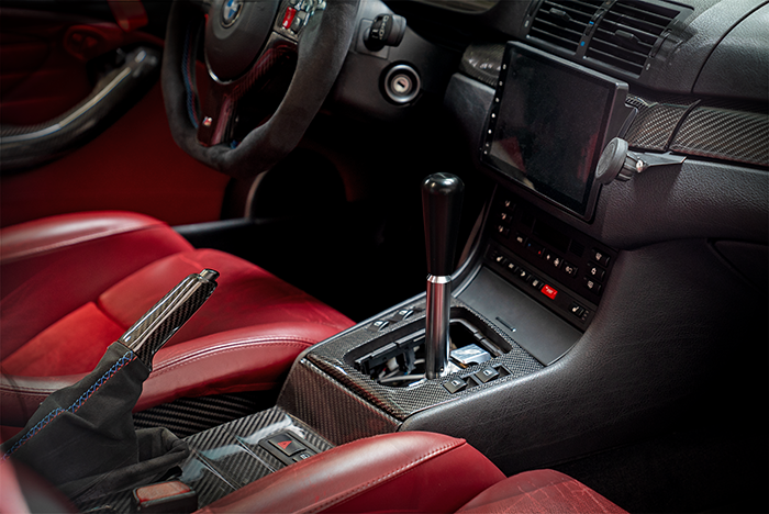 E46 "PRO" Self Centering Chassis Short Shifter-Shifters-grip-drift-Bare-OEM-Delrin Bat-Garagistic-bmw