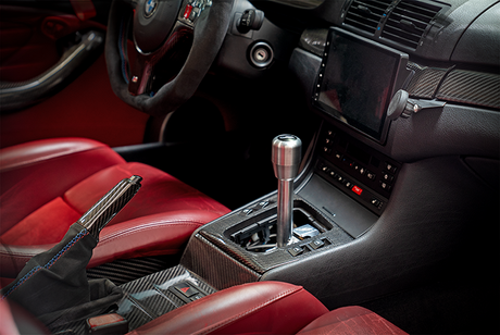 E46 "PRO" Self Centering Chassis Short Shifter-Shifters-grip-drift-Bare-Short-Aluminum Standard W/Emblem-Garagistic-bmw