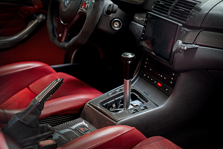 E46 "PRO" Self Centering Chassis Short Shifter-Shifters-grip-drift-Bare-Short-Delrin Vintage W/Emblem-Garagistic-bmw
