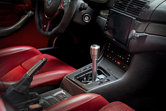 E46 "PRO" Self Centering Chassis Short Shifter-Shifters-grip-drift-Bare-Short-Aluminum Standard W/Emblem-Garagistic-bmw