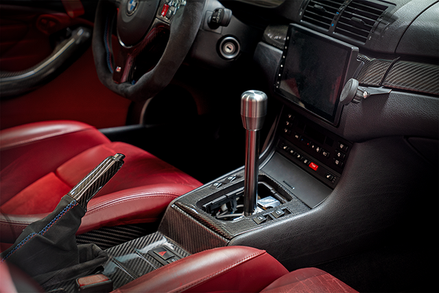 E46 "PRO" Self Centering Chassis Short Shifter-Shifters-grip-drift-Bare-Medium-Aluminum Standard-Garagistic-bmw