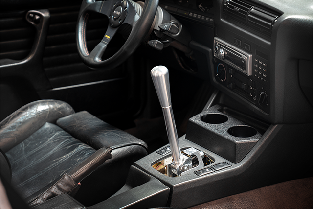 E30 "PRO" Self Centering Chassis Short Shifter-Shifters-grip-drift-Bare-Medium-Aluminum Bat-Garagistic-bmw