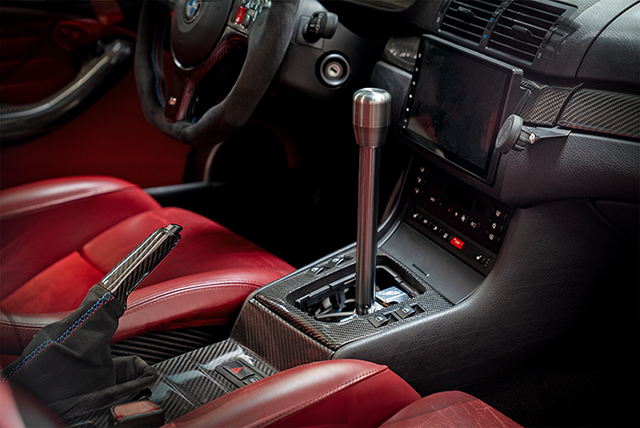 E46 "PRO" Self Centering Chassis Short Shifter-Shifters-grip-drift-Bare-Tall-Aluminum Standard-Garagistic-bmw