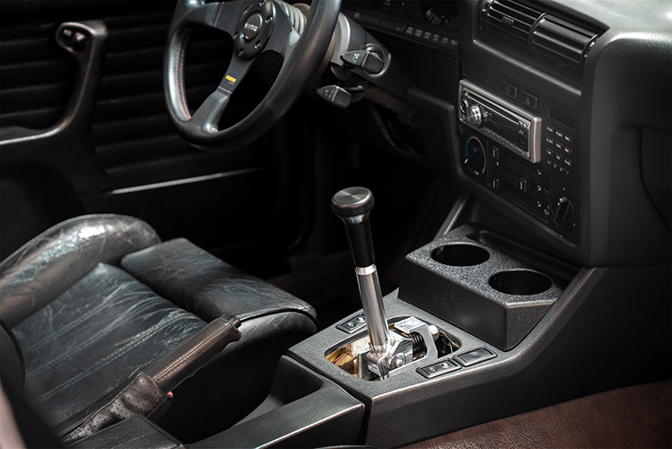 E30 "PRO" Self Centering Chassis Short Shifter-Shifters-grip-drift-Bare-OEM-Delrin Vintage-Garagistic-bmw