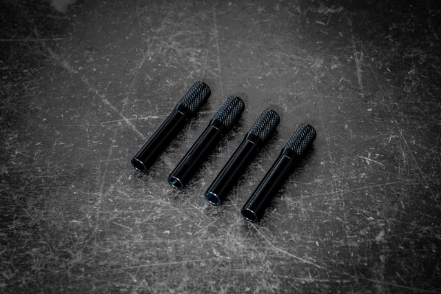 Mercedes Billet Door Lock Knob - 190E W201, W124, W202, W203, W210 - MBDRK00002-Interior Parts-grip-drift-Anodized Black-Garagistic-bmw