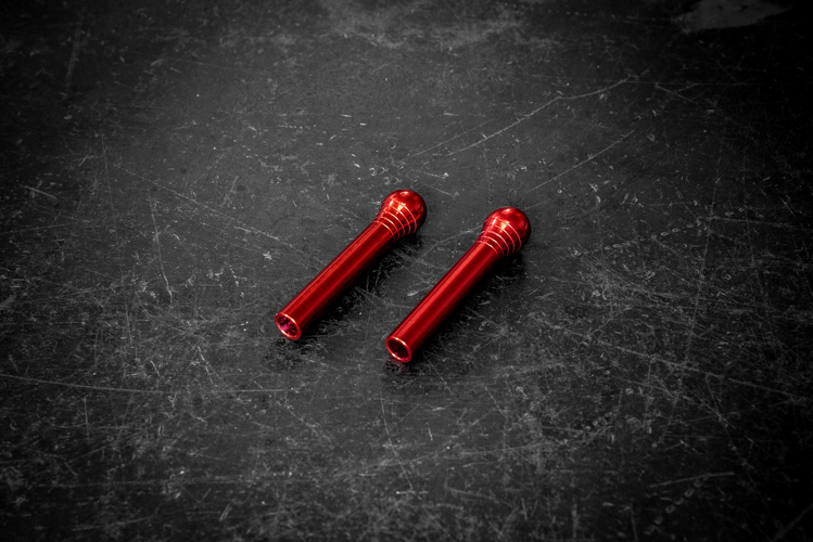 BMW Ball Style Billet Door Lock Knob - E30, E36, E28, E34, E31, E23, E32 - 51211852140-Interior Parts-grip-drift-Anodized Red-Garagistic-bmw