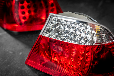 BMW E46 Coupe DEPO Red/Clear LED Tail Lights - 63216937449, 63216937450, 63216920699, 63216920700, 63216920705, 63216920706-Exterior Lights-grip-drift-Garagistic-bmw