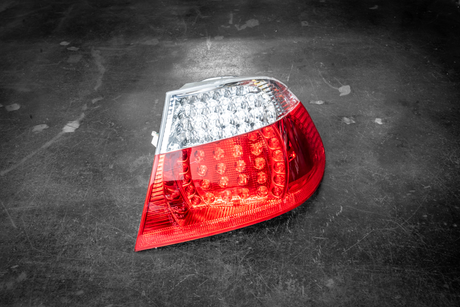 BMW E46 Coupe DEPO Red/Clear LED Tail Lights - 63216937449, 63216937450, 63216920699, 63216920700, 63216920705, 63216920706-Exterior Lights-grip-drift-Garagistic-bmw