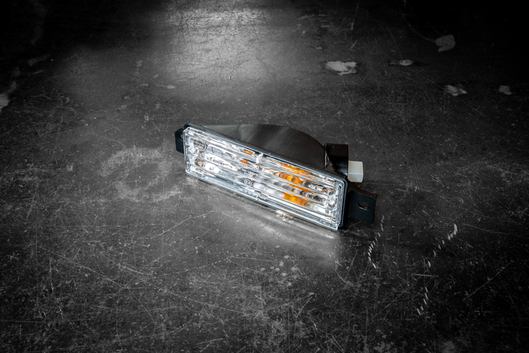 BMW E30 Late Model DEPO "Crystal" Clear Turn Signal Lamp Set - 63131380965, 63131380966-Exterior Lights-grip-drift-Garagistic-bmw
