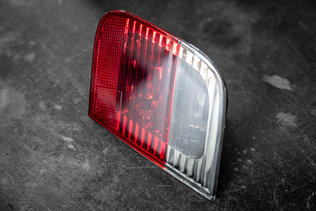 BMW E46 Sedan DEPO Smoked Red/Clear Tail Lights - 63216946533, 63216946534, 63216907945, 63216907946-Exterior Lights-grip-drift-Garagistic-bmw